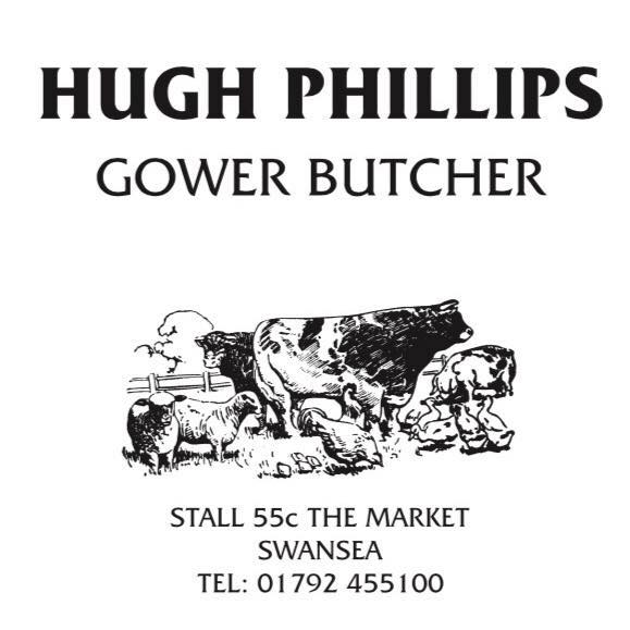 Hugh Phillips Gower Butcher Porc Blasus